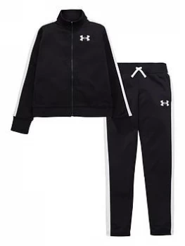 Image of Urban Armor Gear Girls Knit Tracksuit - Black, Size S=7-8 Years, Women