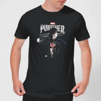 Image of Marvel Frank Castle Mens T-Shirt - Black - 3XL - Black