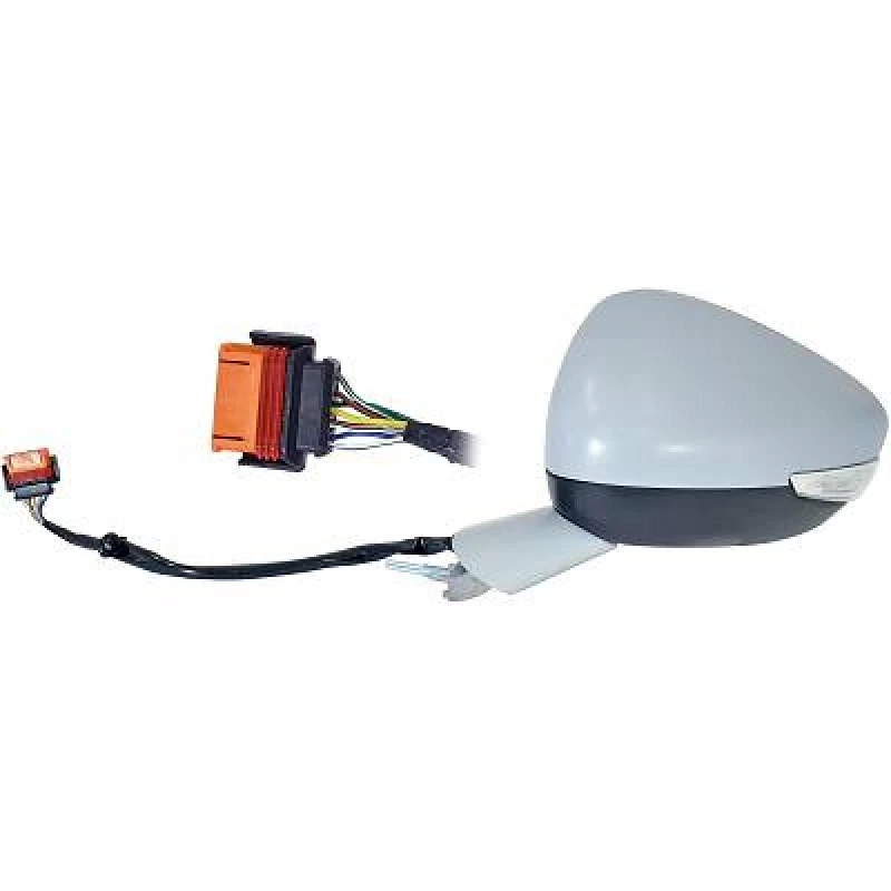 Image of DIEDERICHS 4244225 Wing mirror Left, Complete Mirror, primed Outside Mirror (50)