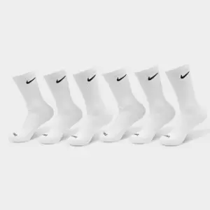 Image of Nike Everyday Plus Cushioned Crew Training Socks (6-Pack)