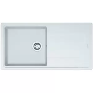 Image of Franke Titan 1 Bowl Composite Kitchen Sink - White