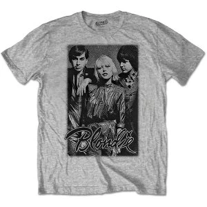 Image of Blondie - Band Promo Mens Large T-Shirt - Grey
