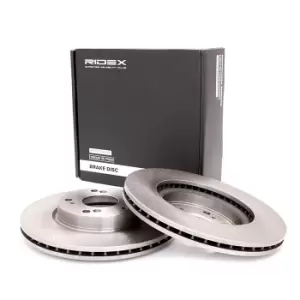 Image of RIDEX Brake disc 82B0126 Brake rotor,Brake discs HONDA,CIVIC VIII Hatchback (FN, FK),CIVIC VII Hatchback (EU, EP, EV),CR-V II (RD_),FR-V (BE)