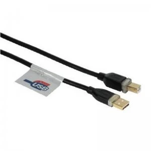 Image of Hama USB Type A - USB Type B Cable - 1.8M