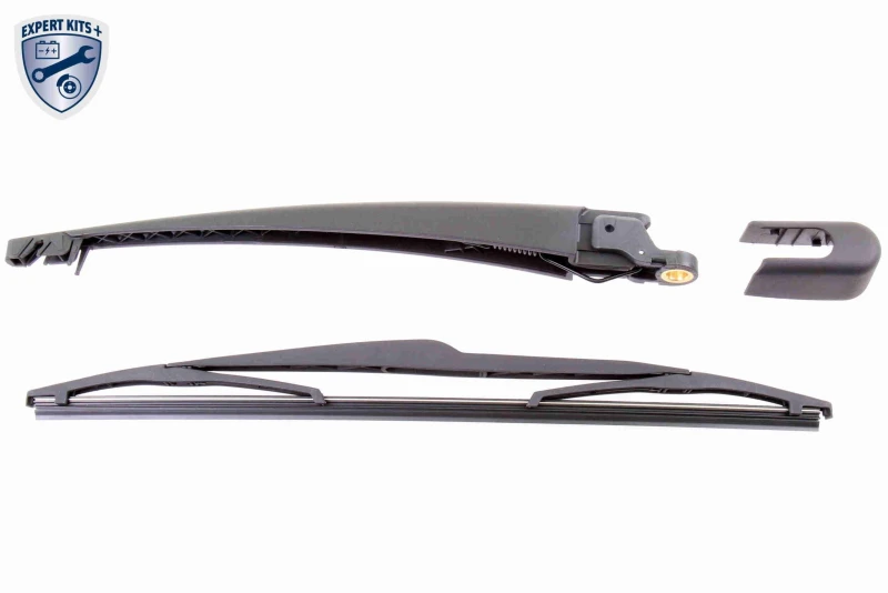 Image of VAICO V46-1710 Wiper Arm Set, window cleaning with integrated wiper blade PBT, GRP (Glass fibre Reinforced Plastic) Wiper Arm Set,window cleaning (654