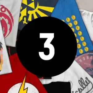 Image of Mystery Geek T-Shirt - 3 Pack - Mens - XXXXL
