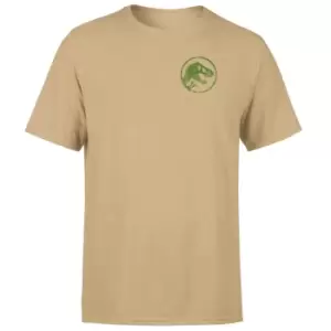 image of Jurassic Park Into The Wild Unisex T-Shirt - Tan - L