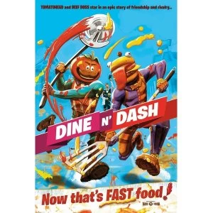 Image of Fortnite Dine And Dash Poster