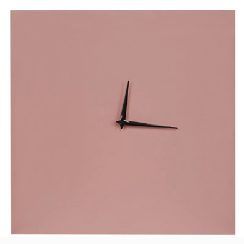 Image of Beliani Wall Clock Tomar 40 Cm Metal Pink