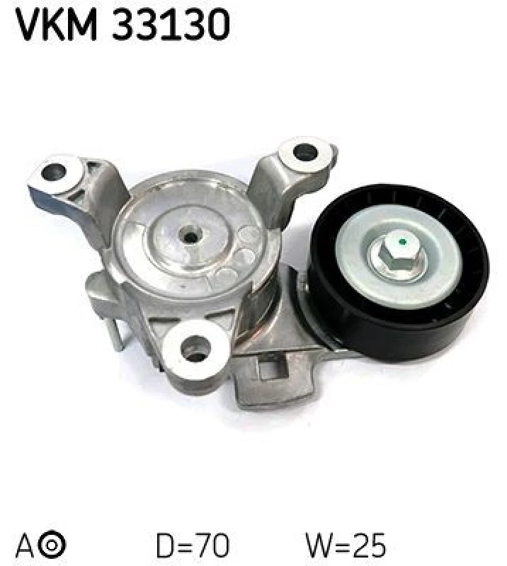 Image of SKF VKM 33130 Tensioner Pulley Tensioner Pulley,v-ribbed belt (310)