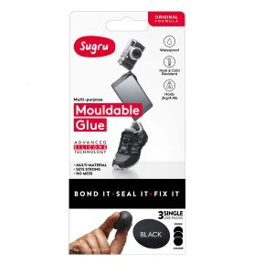 image of Sugru Single Use 3 Pack - Black