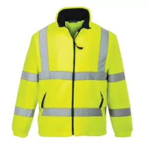 Image of Portwest Hi Vis Mesh Lined Fleece Yellow 3XL