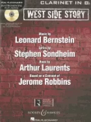 Image of west side story for clarinet instrumental play along bookonline audio