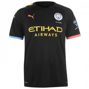 Puma Manchester City Away Shirt 2019 2020 - Black/Peach