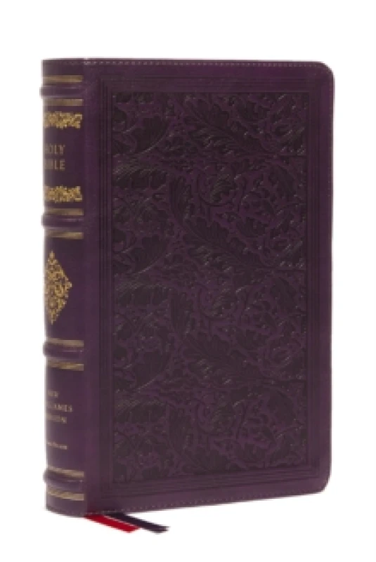 Image of NKJV Large Print Reference Bible, Purple Leathersoft, Red Letter, Comfort Print (Sovereign Collection) : Holy Bible, New King James Version Leather /