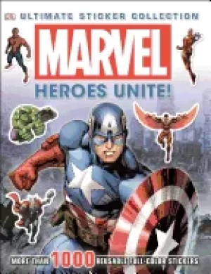 Image of ultimate sticker collection marvel heroes unite more than 1 000 reusable fu