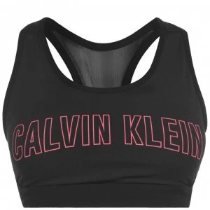 Image of Calvin Klein Performance Calvin High Compression Support Bra - 007 CK Black