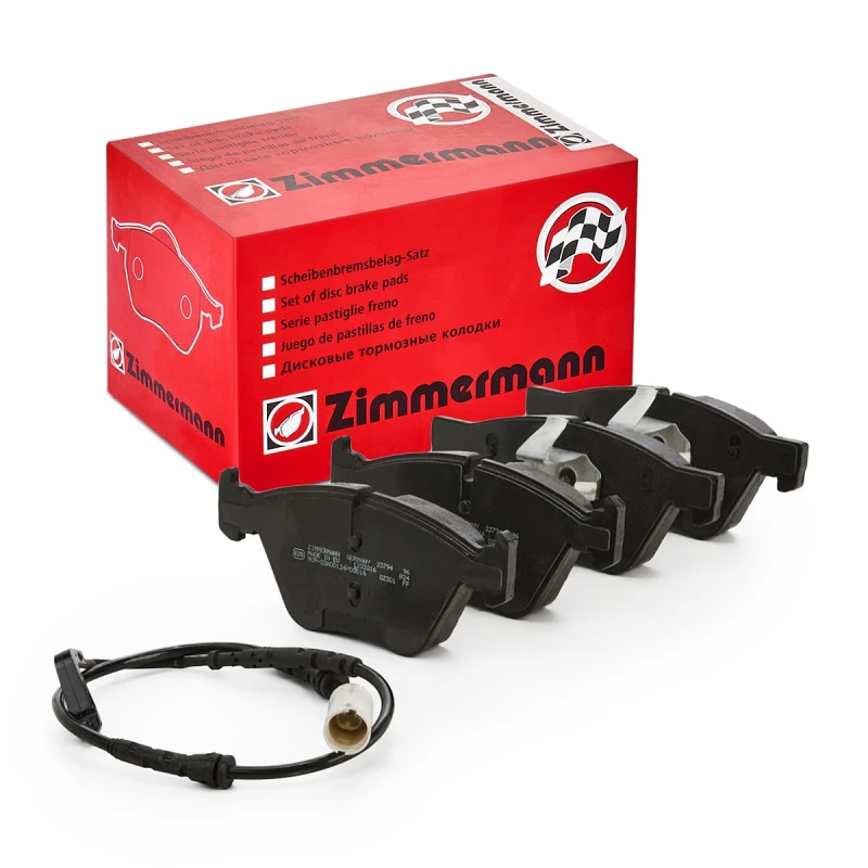 Image of ZIMMERMANN 23794.200.2 Brake pad set Front Axle, incl. wear warning contact, Photo corresponds to scope of supply Brake Pad Set,disc brake (402)