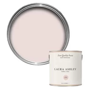 image of Laura Ashley Pale Blush Matt Emulsion Paint, 2.5L