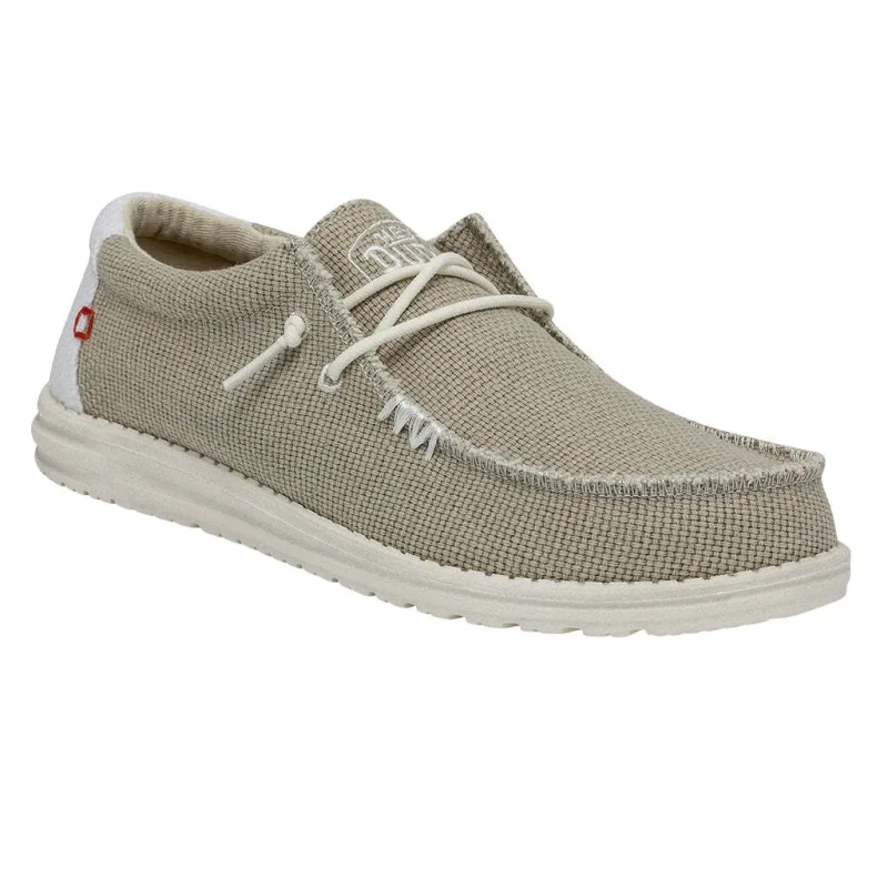 Image of Hey Dude Shoes Hey Dude Wally Braided Beige Unisex 40