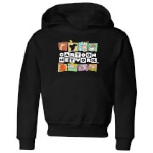 Image of Cartoon Network Logo Characters Kids Hoodie - Black - 9-10 Years