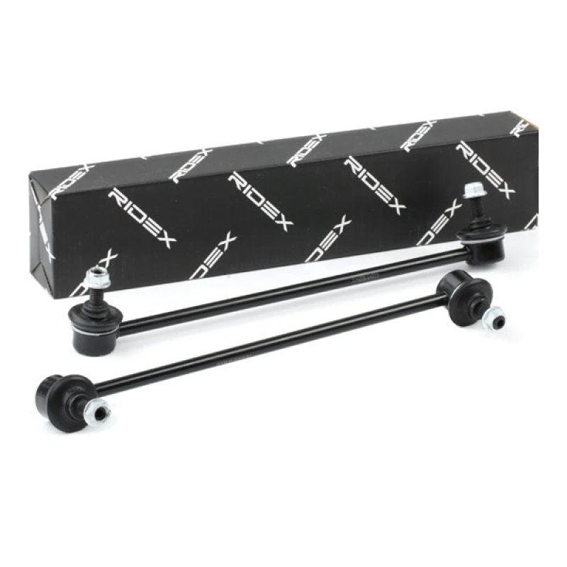 Image of RIDEX 3229S0851 Anti-roll bar link Front Axle Steel Link Stabiliser (3229)