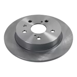 Image of Blue Print Pair of Solid Painted Brake Disc Rotor ADK84335 fits REAR