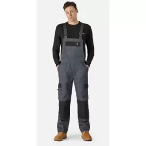 Image of Dickies Mens Bib And Brace Trouser (S) (Grey/Black)