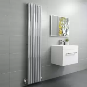 Image of Chrome Vertical Single Panel Radiator 1600 x 360mm - Margo