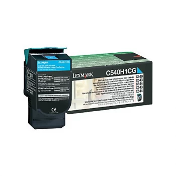 image of Lexmark C540H1CG Cyan Laser Toner Ink Cartridge