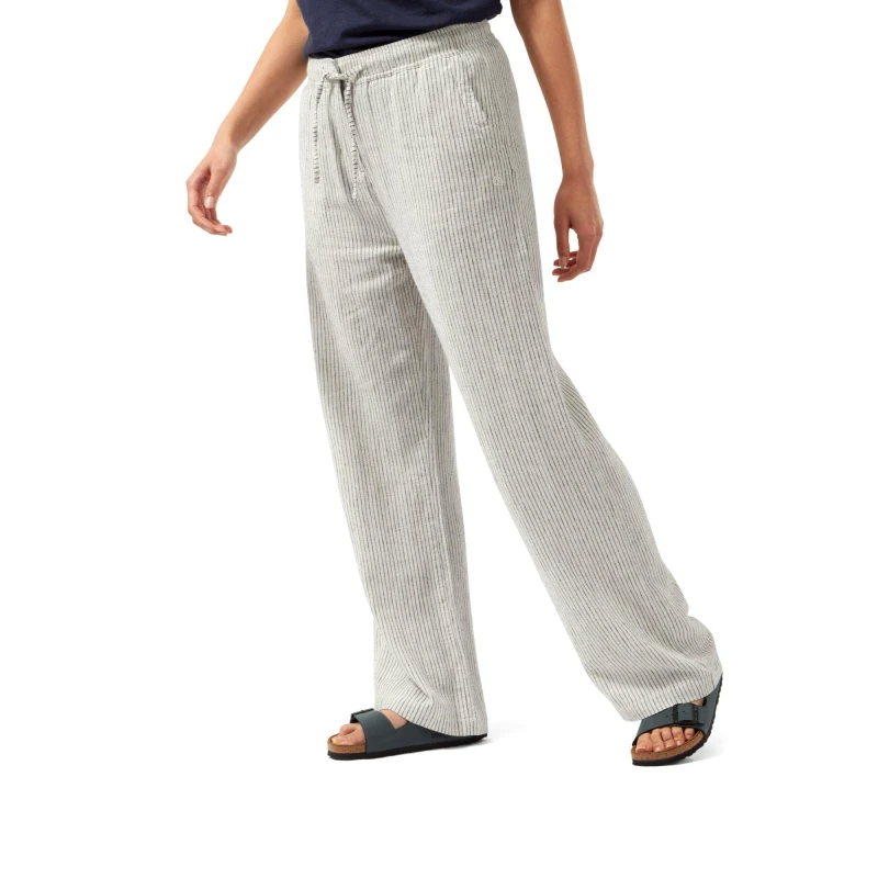 Image of Craghoppers Womens Linah Lightweight Walking Trousers 16 - Waist 32' (81cm) Blue Navy Stripe CWJ1272-4IR-16