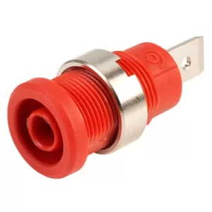 Image of PJP 3266-C-R Red Shrouded Socket(6.3mm Faston)