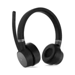 image of Lenovo Go Wireless ANC Headset Wired & Wireless Head-band Office/Call center USB Type-C Bluetooth Black