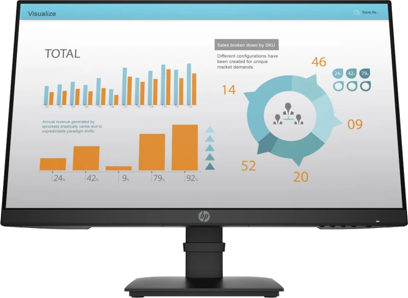 Image of HP P24 G4 computer monitor 60.5cm (23.8") 1920 x 1080 pixels Ful