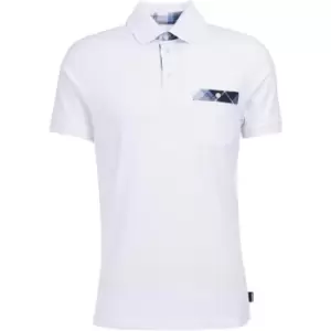 Image of Barbour Lirst Polo Shirt - White