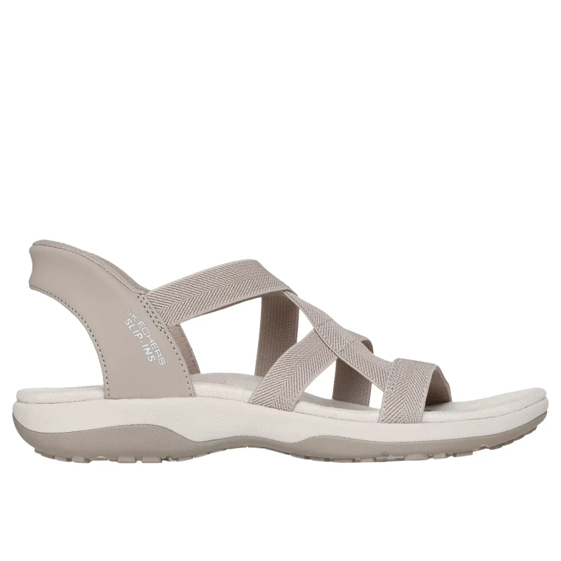 Image of Skechers Womens sandals Skechers Reggae Slim Stretch Flex Beige Female 36