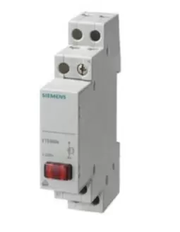 Image of Siemens Red Indicator, IP20, 230V ac