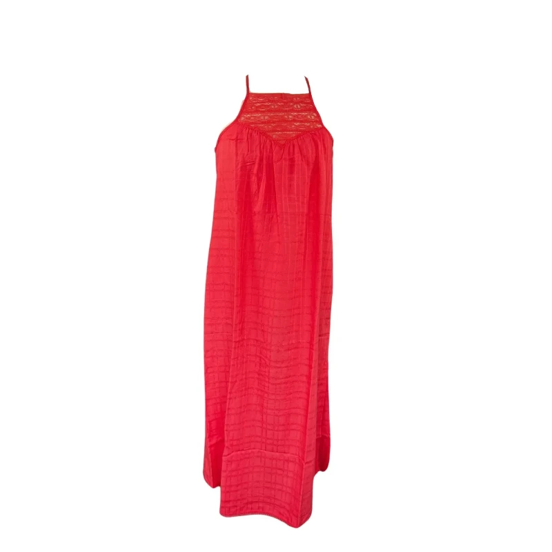 Image of Superdry Womens long lace halter beach dress Superdry Rose Female S