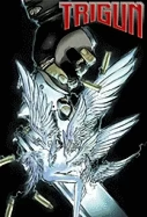 Image of trigun deep space planet future gun action