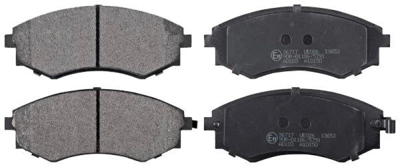 Image of A.B.S. 36717 Brake pad set with acoustic wear warning Brake Pad Set,disc brake (402)