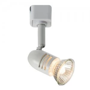 Image of KnightsBridge Single White GU10 Track Spotlight Decorative White