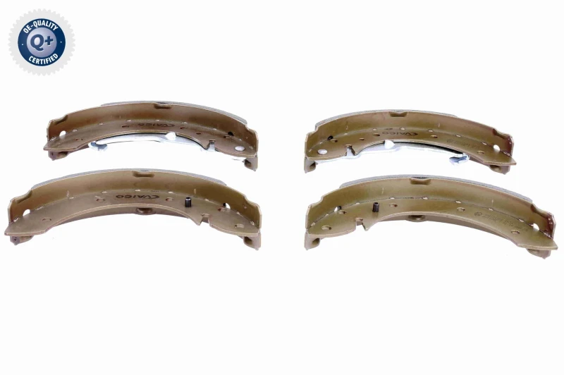 Image of VAICO V46-0176 Brake Shoes Q+, original equipment manufacturer quality, Rear Axle, Ø: 229mm, with lever Brake Shoe Set (70)
