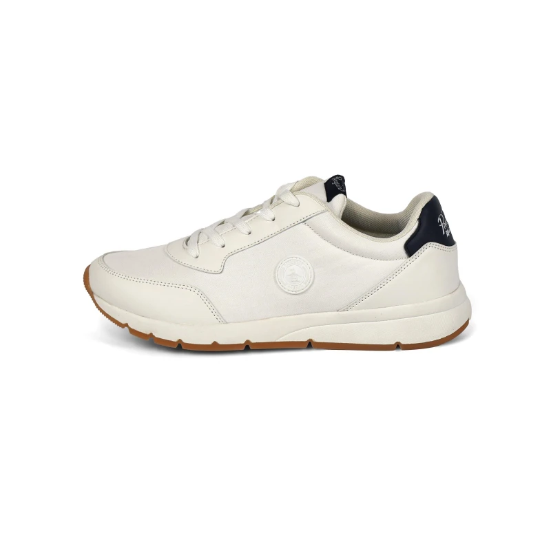 Image of Original Penguin Mens Lotus Canvas Court Trainers White male 7 (41)