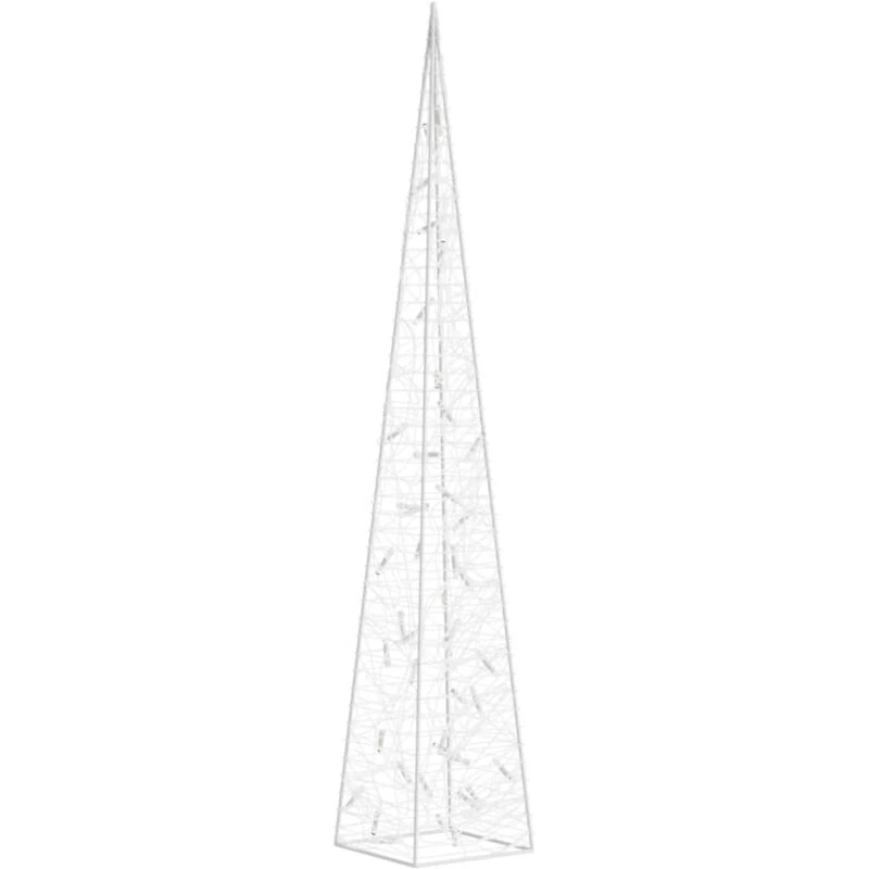 Image of VIDAXL Vidaxl - Acrylic Decorative LED Light Cone Cold White 90cm 8720286434888