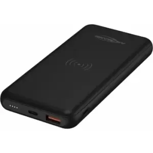 image of 1700-0135 Portable Wireless 10000mAh Powerbank USB A USB C PB218CPDW - Ansmann