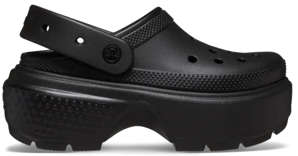 Image of Crocs Unisex Stomp Clogs Black W9/M8