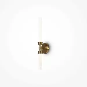 Image of Maytoni Lighting - Maytoni Maytoni Stelo Modern 2 Light Integrated LED Wall Lamp Brass 3000K
