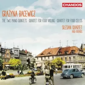 Image of Bacewicz Two Piano Quintets Quartet for Four Violins & / by Grazyna Bacewicz CD Album