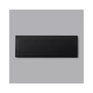 Image of Black Bevelled Wall Tile 10 x 30cm - Metro
