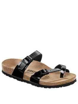 image of Birkenstock Mayari Schwarz Lack Sandal - Black Patent, Black Patent, Size 5, Women